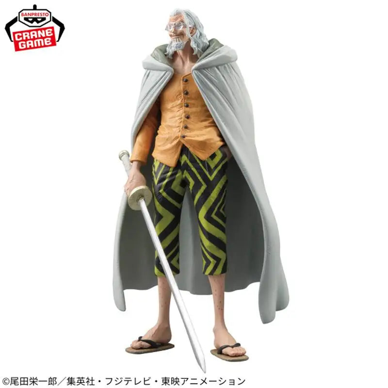 In Stock [Genuine] Bandai Banpresto One Piece King of Artist Silvers.rayleigh Anime Figure Model Doll Collector Figurine Toys
