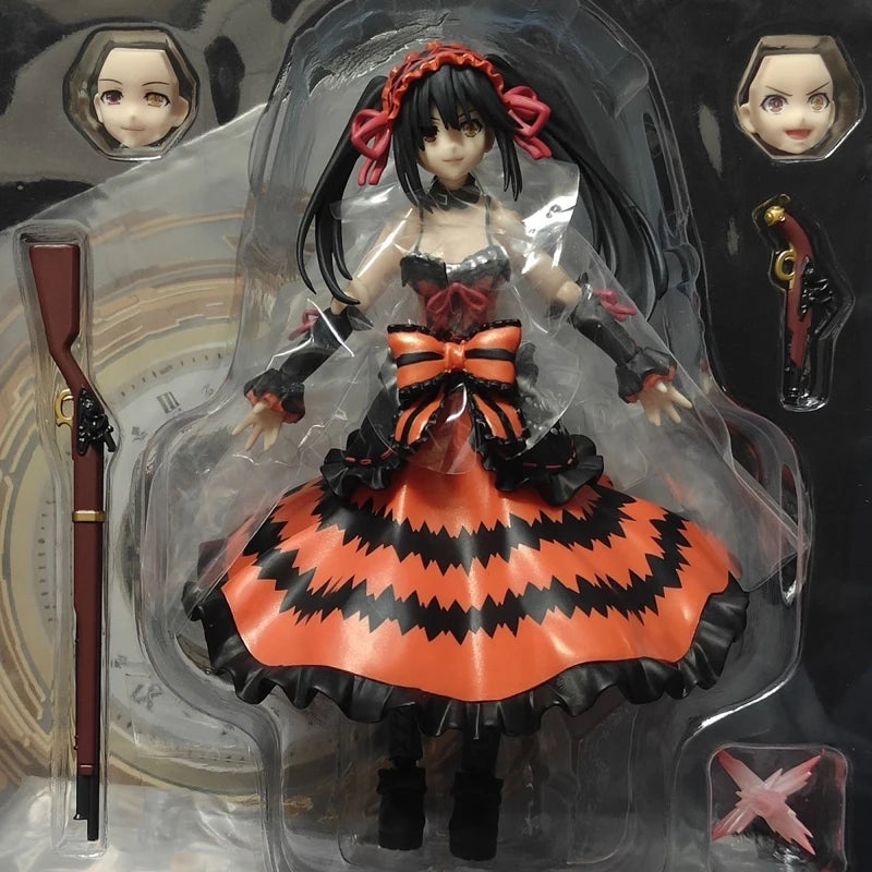 #585 Figma Date A Live III Kurumi Tokisaki Anime Figure Yatogami Tohka Bunny Girl Action Figure Yoshino Figurine Model Doll Toys