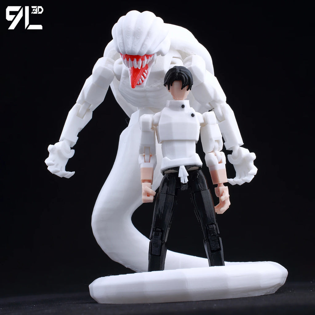 9L3D-gedruckte Jujutsu Kaisen Mahoraga-Figur Dummy13 Lucky13, bewegliches Anime-Modell mit mehreren Gelenken, Sammlerspielzeug, Geschenk
