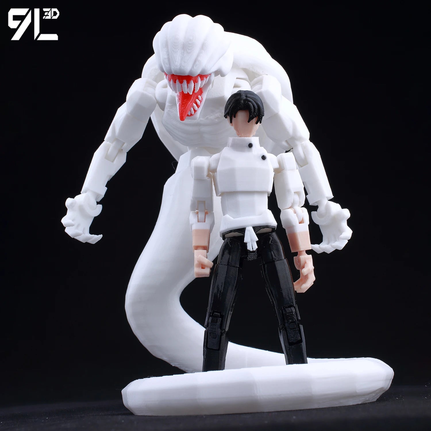 9L3D-gedruckte Jujutsu Kaisen Mahoraga-Figur Dummy13 Lucky13, bewegliches Anime-Modell mit mehreren Gelenken, Sammlerspielzeug, Geschenk