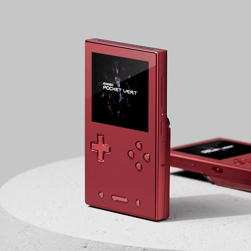 AYANEO Pocket Vert Retro Handheld Game Console, 3.5" 1600*1440 LCD Screen, CNC Full Metal Body, Snapdragon 8+ Gen 1