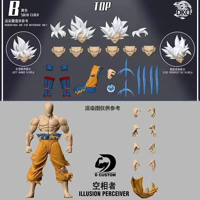 Pre-Sale 2026 Dko Studio Dragon Ball Figure Ultra Instinct Son Goku Super Saiyan Dragon Anime Action Figure  Toys Gifts