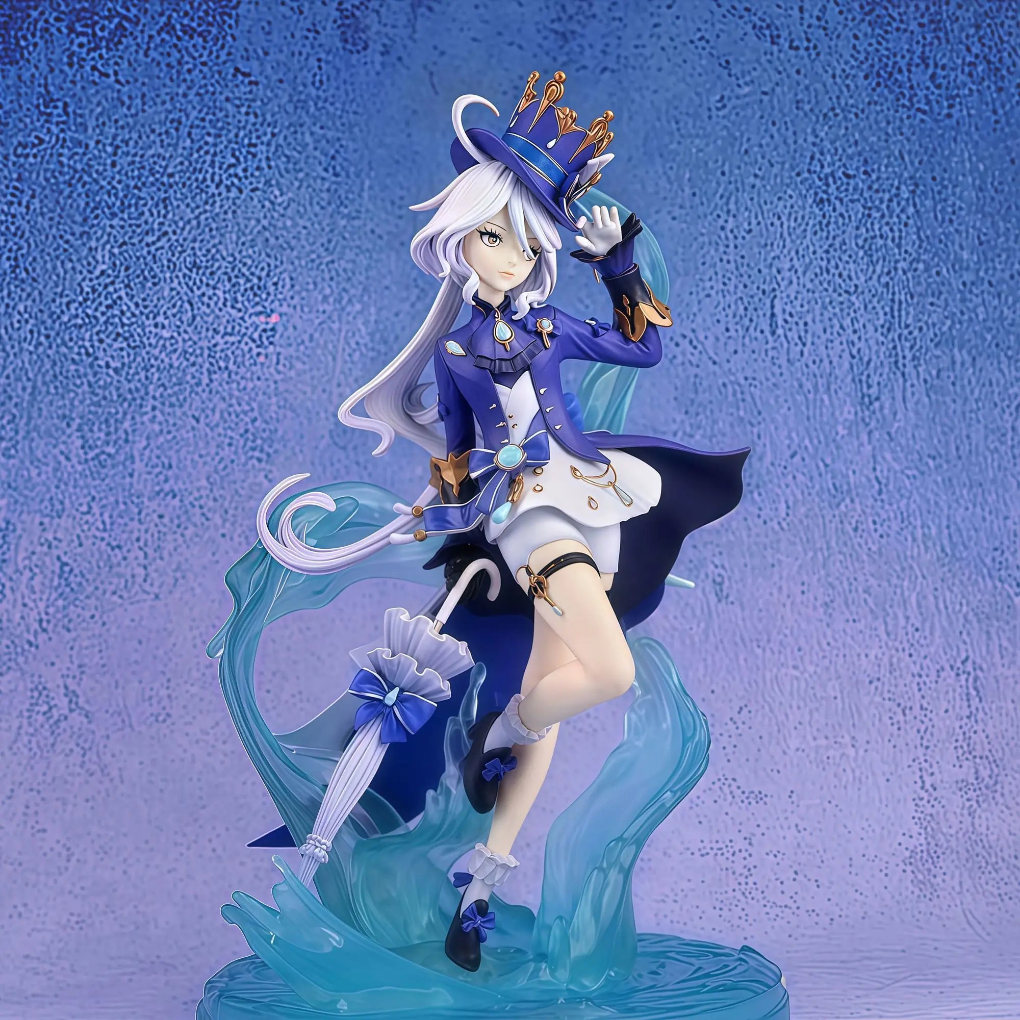 In Stock 23cm Genshin Impact Anime Figures Furina Focalors Figure Pvc Statue Doll GK Collection Model Desk Decoration Toys Gifts