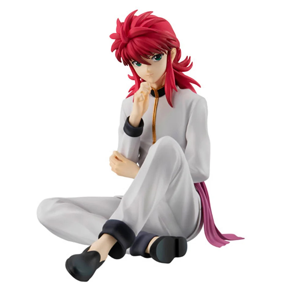 YuYu Hakusho Anime Figure Toys 8cm 2Pcs Set Urameshi Yuusuk Kurama  Minamino Shuuichi Action Figure Pvc Model Doll Children Gift