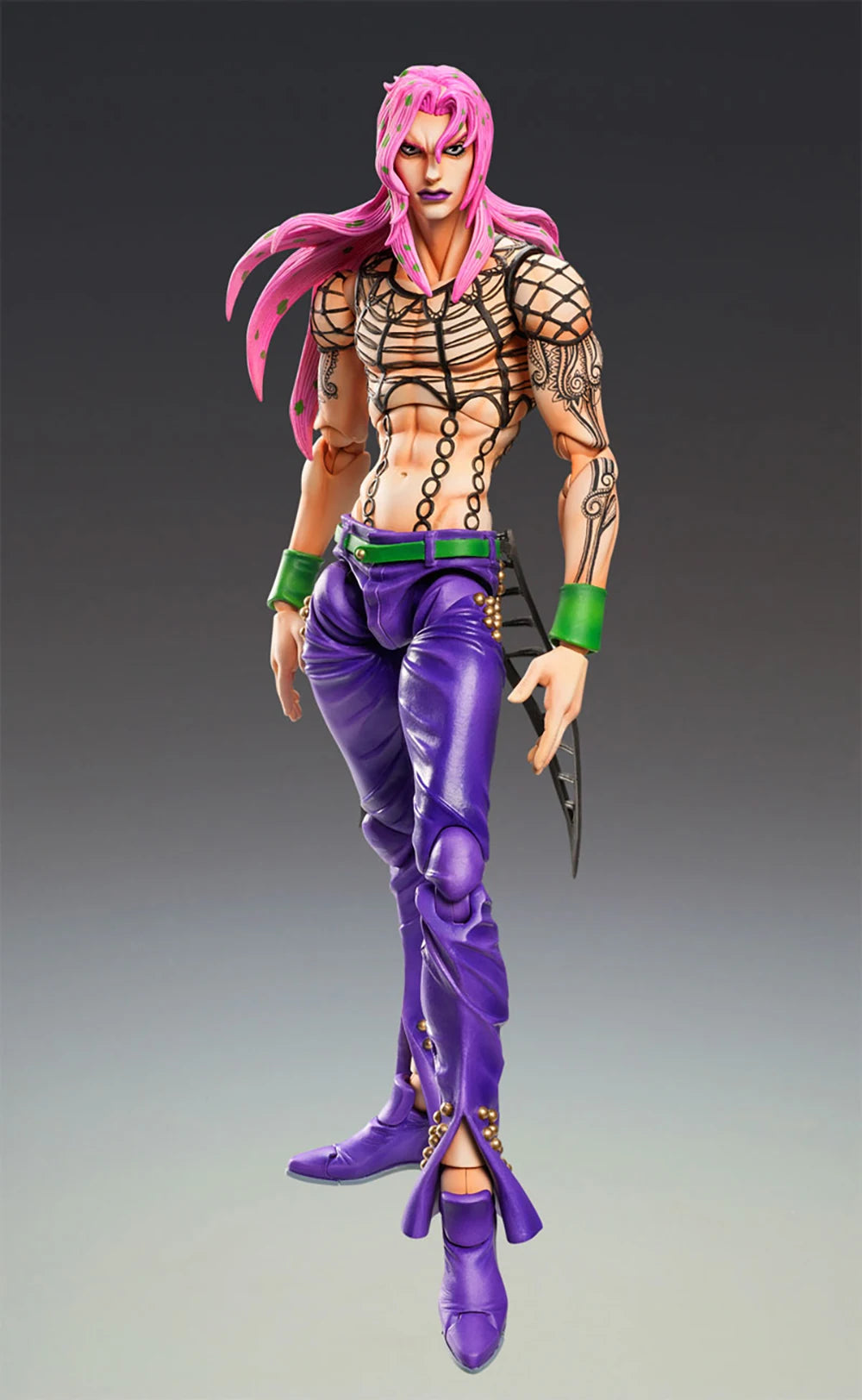 In Stock Original Medicos Entertainment Jojo No Kimyou Na Bouken Ougon No Kaze Diavolo Anime Figure Action Figure Model Gifts