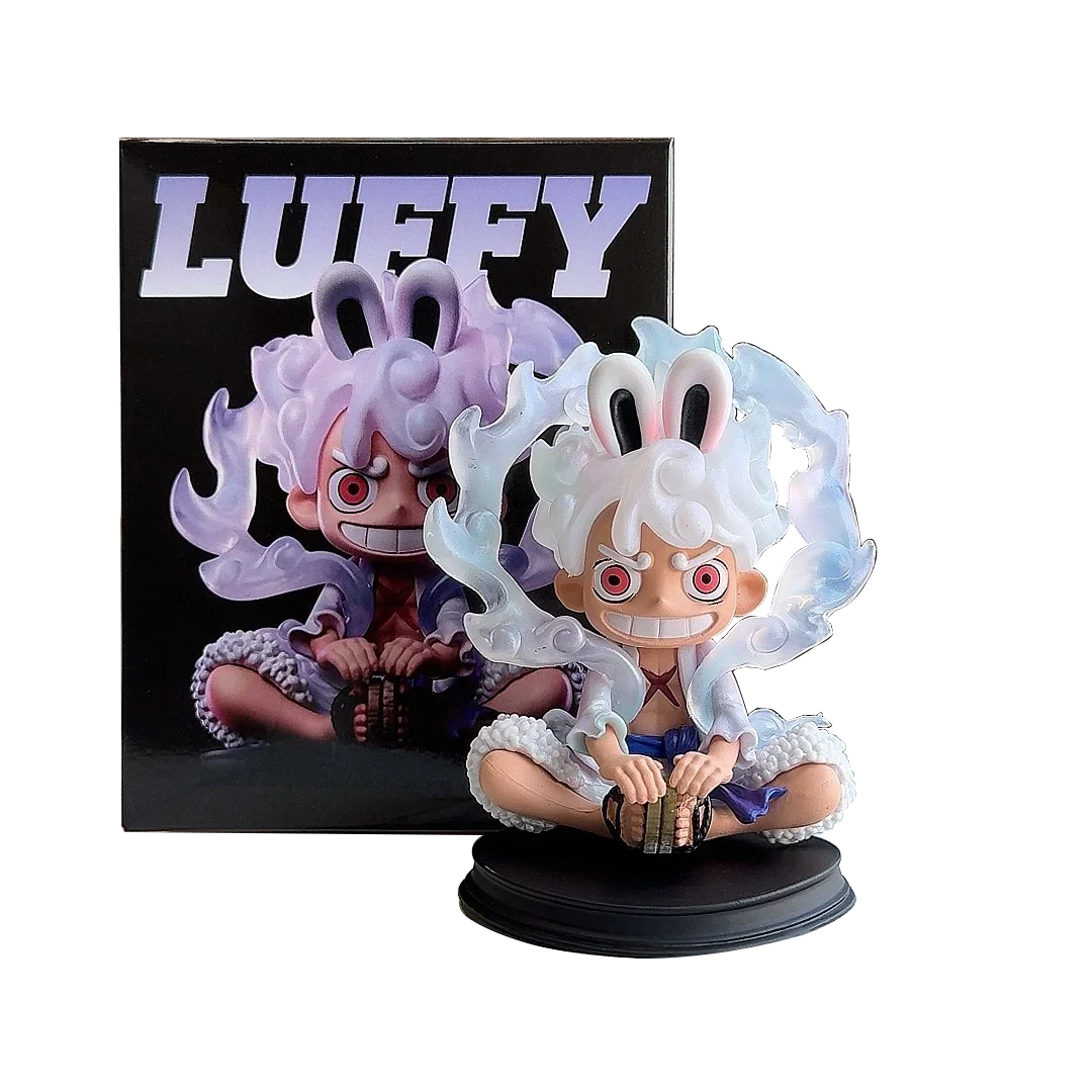 11cm One Piece Anime Figure Cute Nika Luffy Model Ornament Pvc Model Statue Collection Decoration Toys Birthday Gift Ornaments