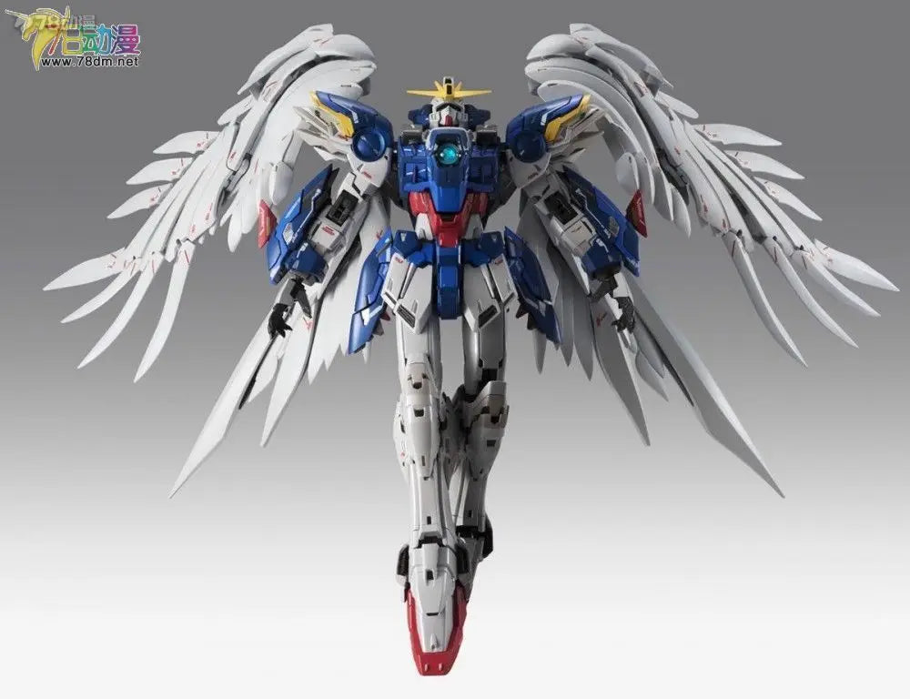 BANDAI Original GUNDAM FIX FIGURATION METAL COMPOSITE Series Flying Wing Gundam Zero EW Version Anime Action Figure Model Toys