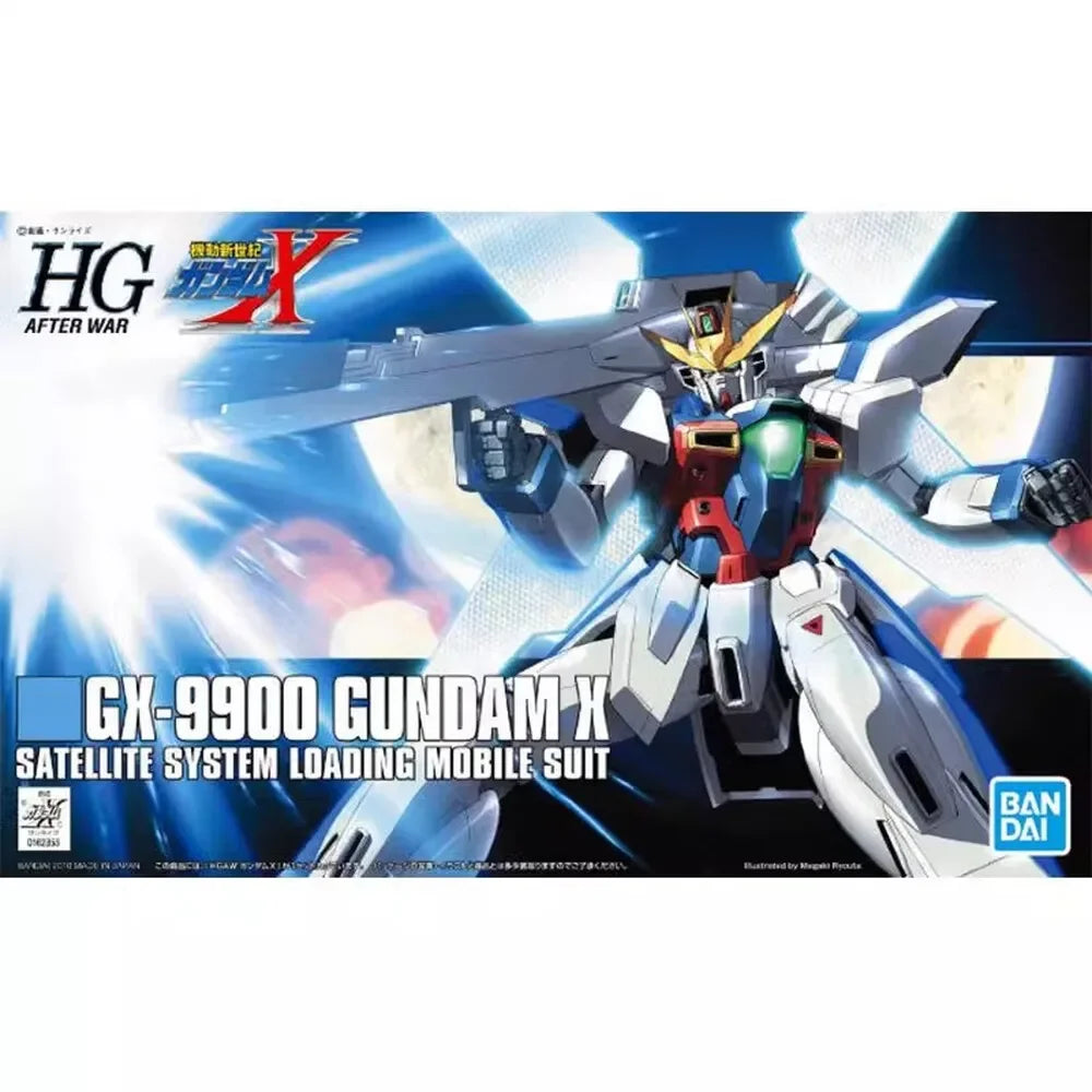 Bandai Genuine Gundam HGAW GX-9900 Gundam X Assembled Model Toy Anime Figure Action Model Collectible Original Kits For Kids