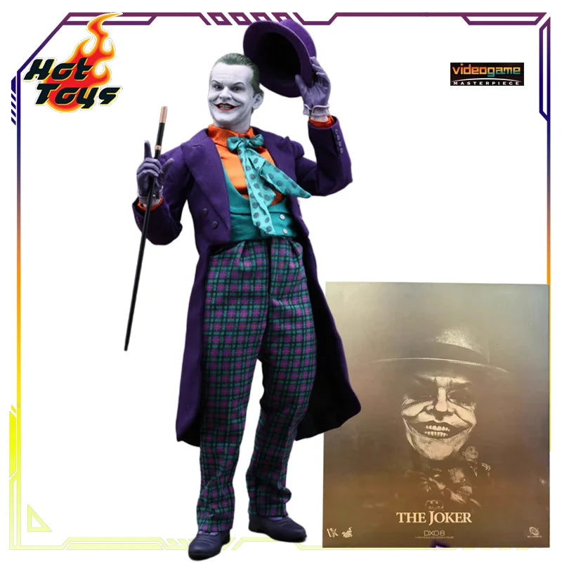 HOT TOYS Original 1/6 Scale DX08 Joker (1989 Edition) Fully Articulated Action Figure Model Toy Ornament Gift for Boys