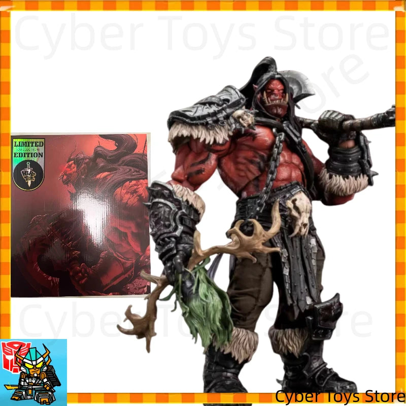 In Stock Hero Toys Limited Edition WoW Grommash Hellscream Tribal War Song Great Chieftain Orc Warrior 1:10 Action Figure