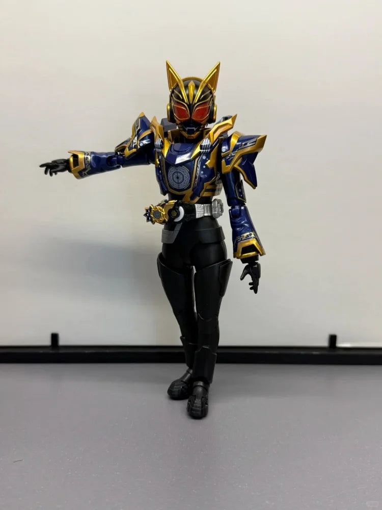 Bandai In Stock 14cm Limited Shf Kamen Rider Geats Nago Fantasy Form Collectible Action Figure For Adult Collection