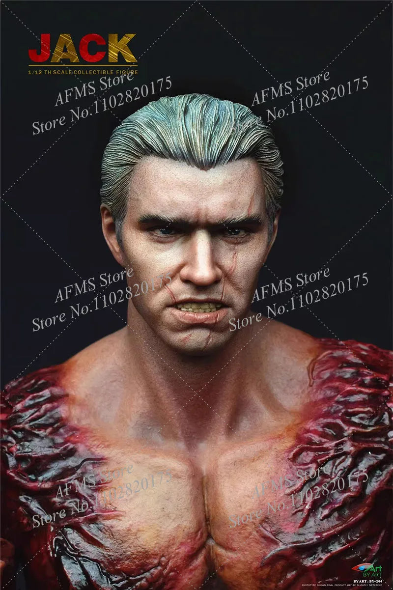 BY-ART BY-G04 1/12 Scale Collectible Figure Jack Major Villain Doll Full Set 6Inch Men Soldier Action Figure Model Toys