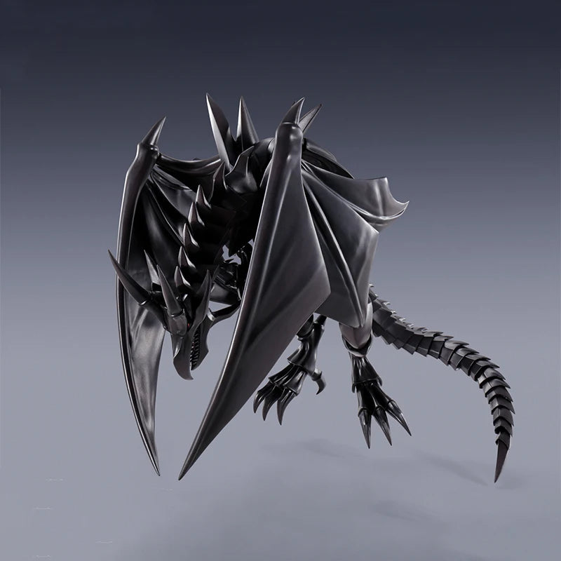 Bandai original box S.H.MonsterArts SHM Red Eyes Black Dragon Action Anime Figure model kit Assembly toy gift for kids