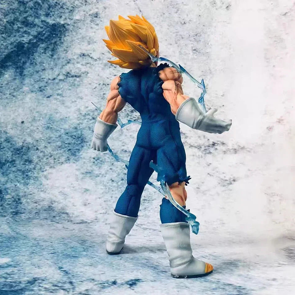 HOT 28cm Dragon Ball Z GK Figure MAXIMATIC The Vegeta Super Saiyan Son Majin Vegeta Self-Destuct Vegeta Figure Toys Model Gift