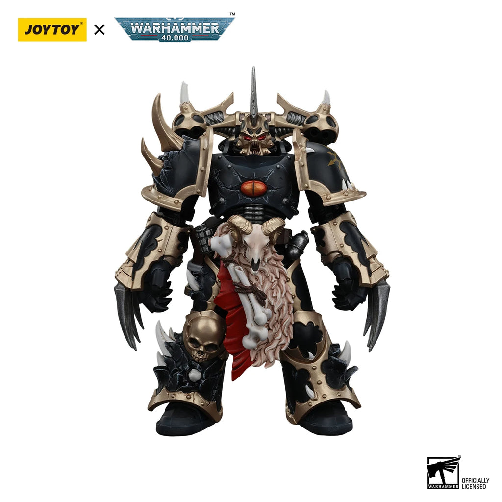 [Pre-order]JOYTOY Warhammer 40K 1/18 Action Figure Abaddon the Despoiler&Death Guard 3PCS&Heavy Relic Primus Armor 3PCS Model