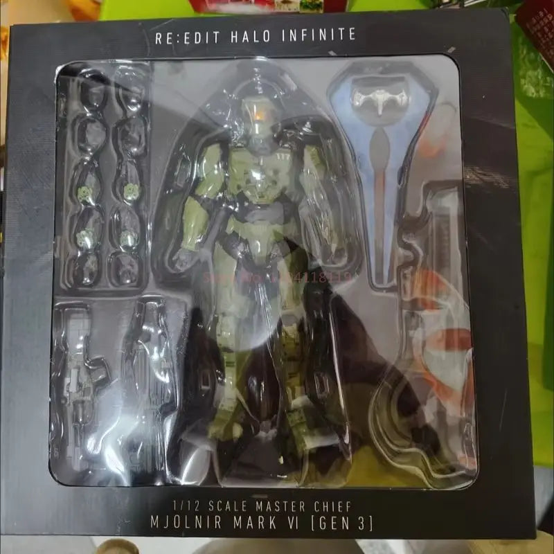 Sentinel Master Chief 18cm PVC Action Figure Anime Collection Model Mjolnir Mk VI SV Movable Doll Toys for John117 S117