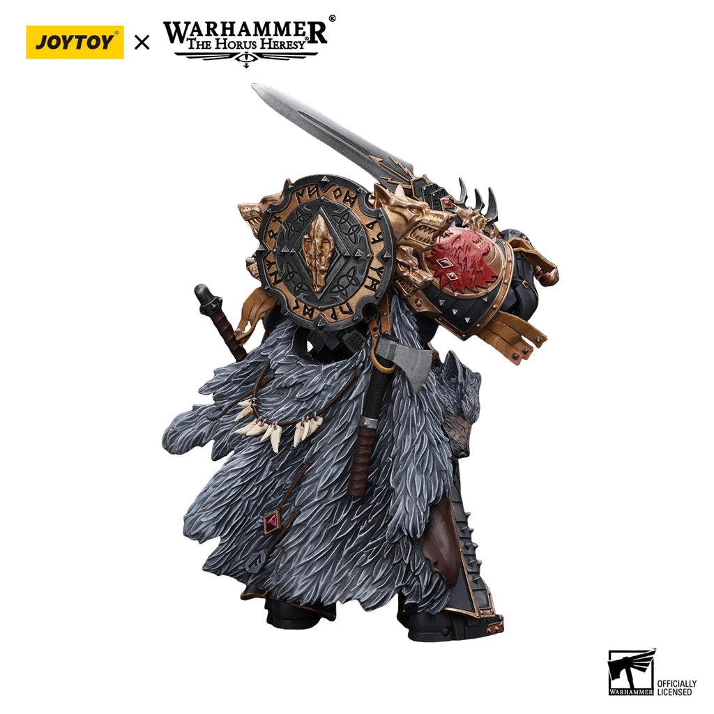 JOYTOY Warhammer 40K 1/18 Action Figure Space Wolves Leman Russ Primarch of the VIth Legion Anime figures Toys Model