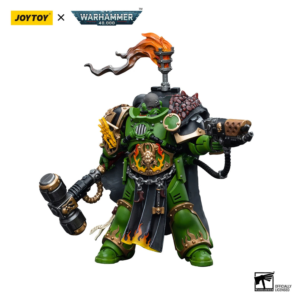 [IN STOCK] JOYTOY Warhammer 40,000 1/18 Action Figure Salamanders  Captain Adrax Agatone Model