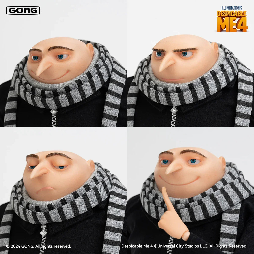 2025 New In Stock Original GONG Despicable Me 4 Gru 1/8 Anime Figurine Joint  Action Figure Model Desktop Decor Gifts Toys