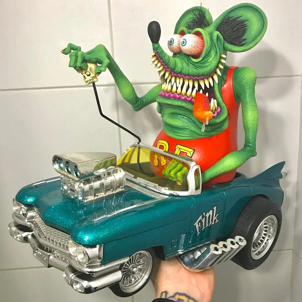 Ugly Rat Funk Anime Characters Resin Car Decorations Fashion Decorations Cool Monster Statues Send Friends Relatives Toy