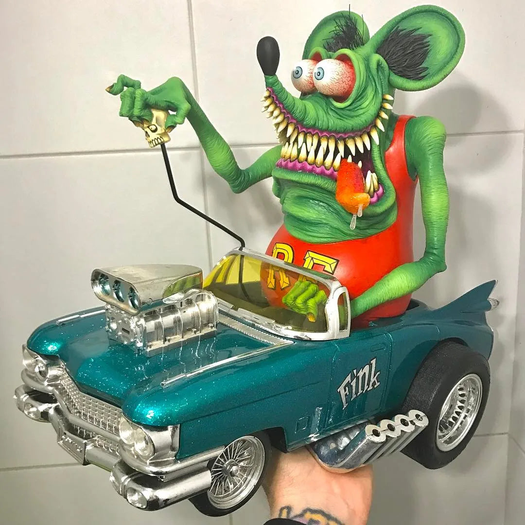 Ugly Rat Funk Anime Characters Resin Car Decorations Fashion Decorations Cool Monster Statues Send Friends Relatives Toy
