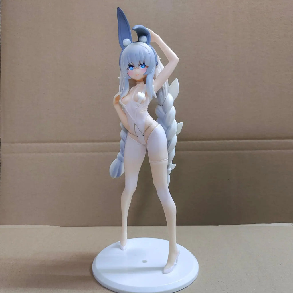 Anime-Spiel Azur Lane MNF Le Malin Stehende Haltung Actionfigur PVC Bunny Girl Modellstatue Schreibtischdekor Spielzeug Puppengeschenke