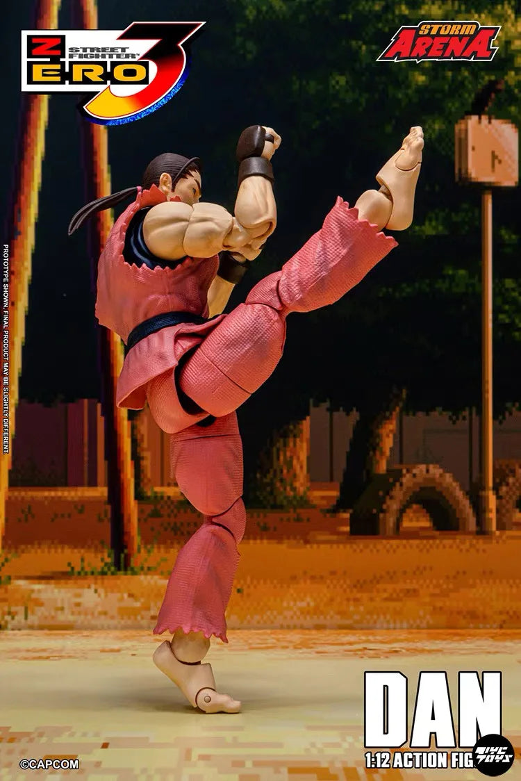 Original Storm Toys DAN - STREET FIGHTER ALPHA 3 "STORM ARENA" 1/12  Action Figure Collection Toys Model Ornament Gifts