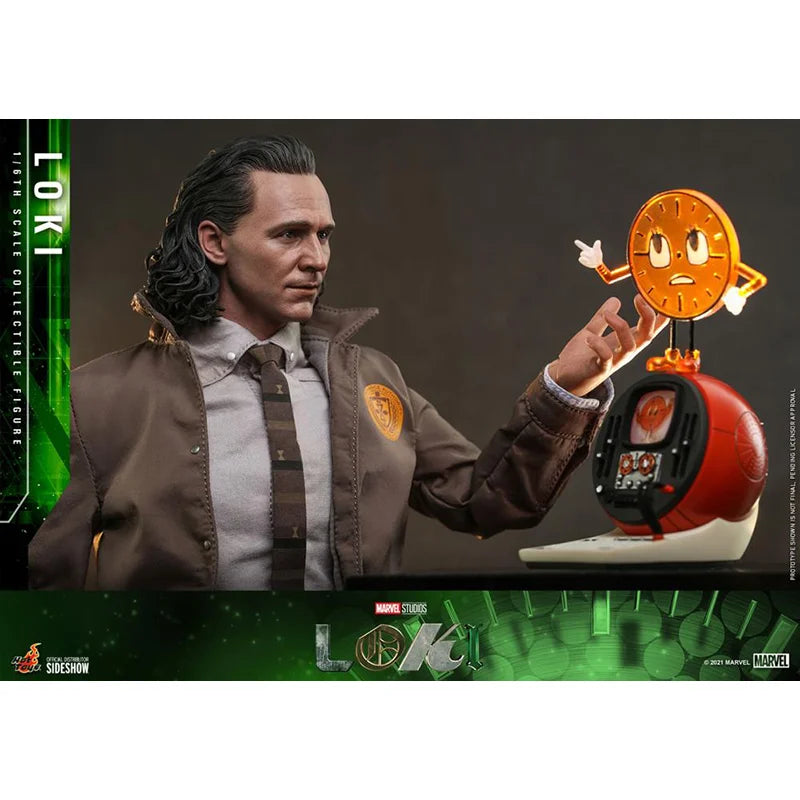 100%Original Hot Toys Loki TMS061 Tom Hiddleston The Time Controller Time Administration In Stock Action Figures Model
