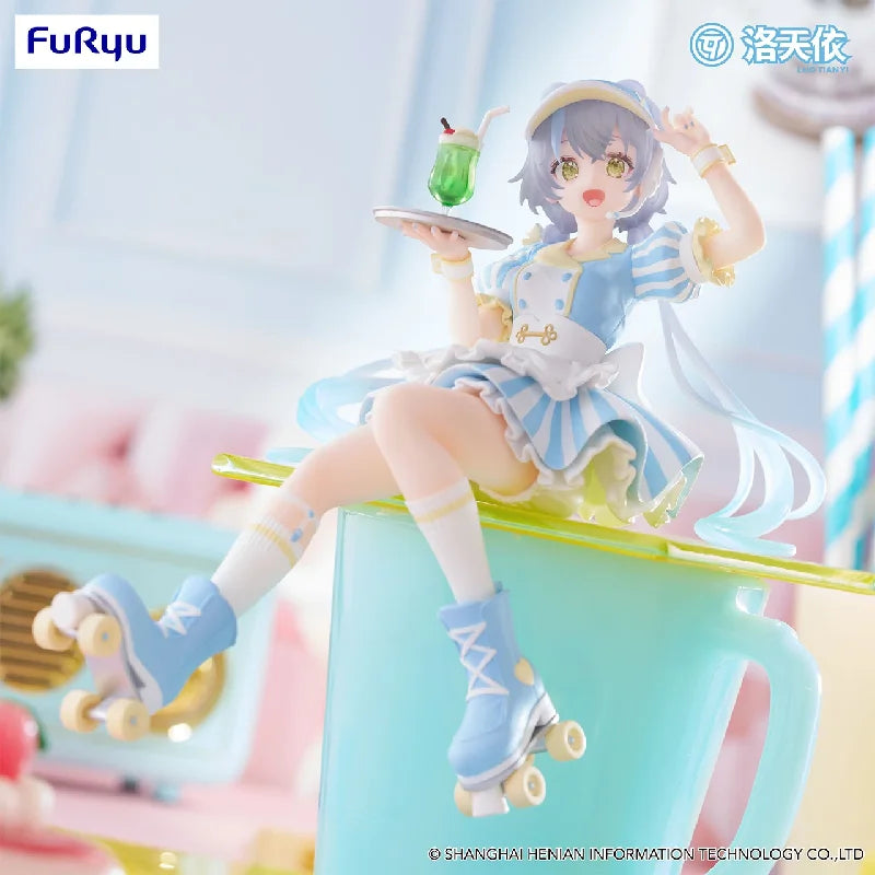 Original FuRyu Luo Tianyi Waitress ver. Noodle Stopper Anime Figure Action Figure Model Figurine Collection Toy