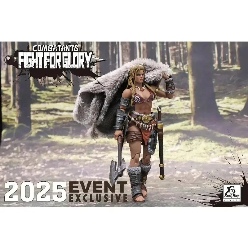 In stock Fight For Glory Combatants 2025 Event Exclusive XesRay 1/12 Anime Action Figure Model Toys Gifts Gold Hildr Collection
