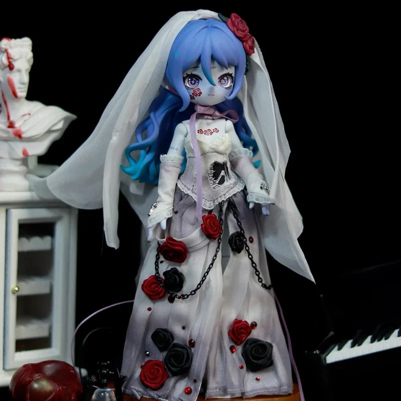NYSSA Bizarre Nightmare Series 1/12BJD Готически стил Blind Box Toys Kawaii Anime Фигурка Изненада Мистериозна Кутия Кукли Момичета