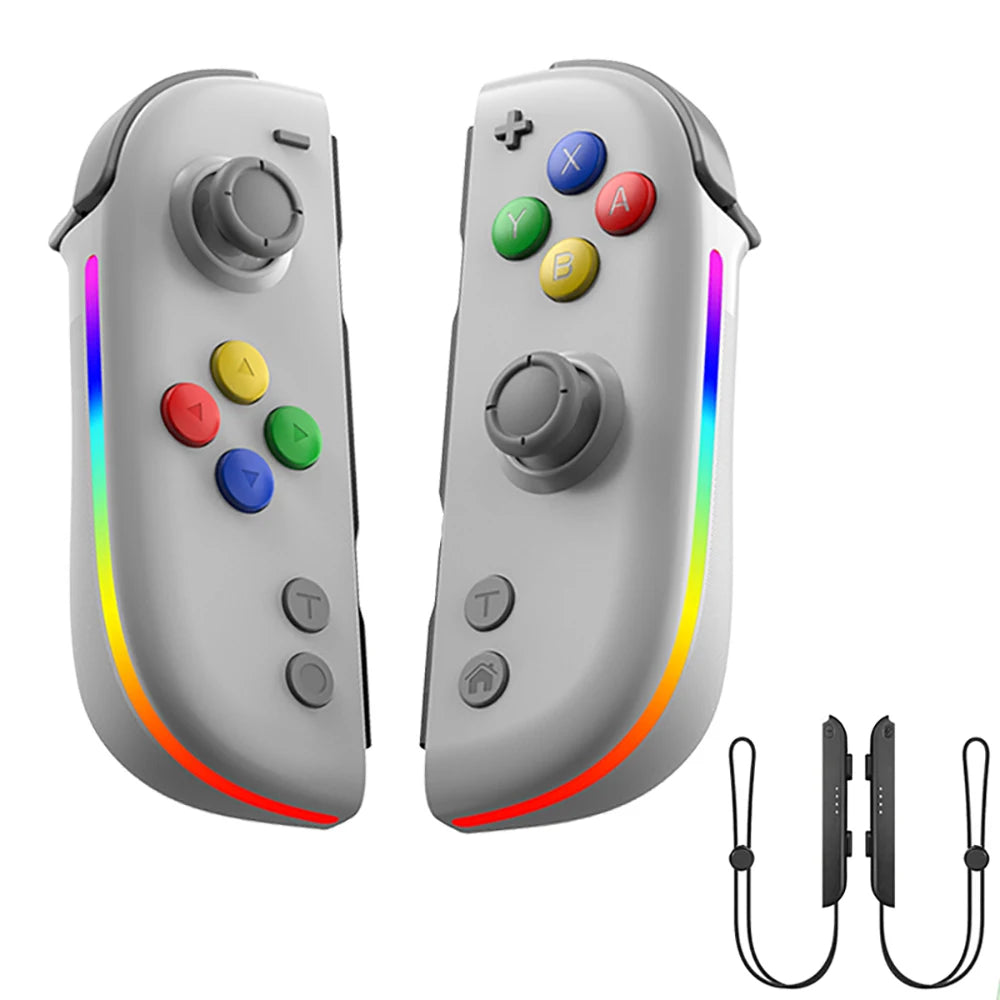 JOY 05 Wireless Bluetooth Game Joystick For Nintendo Switch L/R RGB Lights Controller Wake Up Montion Sensing Gamepad Joycon