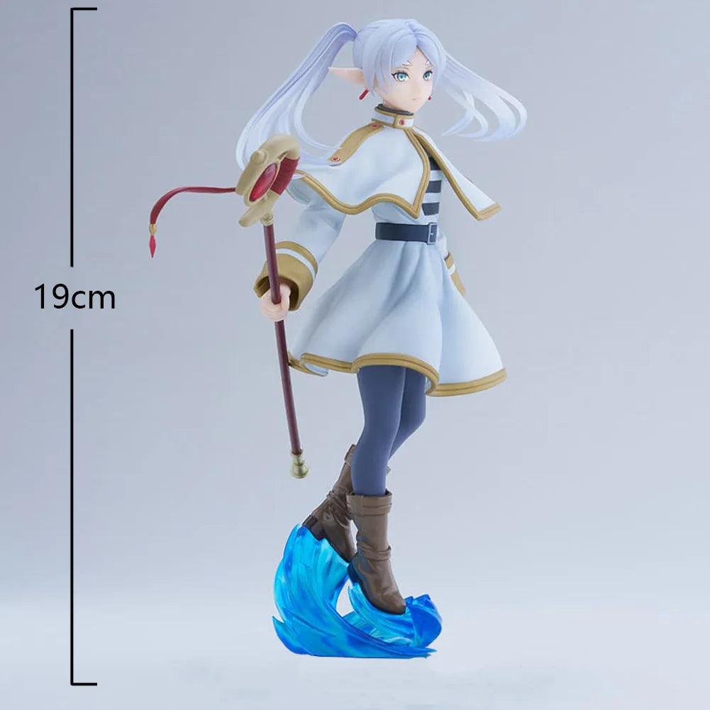 19cm Beyond Journey's End Frieren Action Figure Stark Fern Anime Figurine PVC Statue Collectible Model Decor Doll Toy Gifts