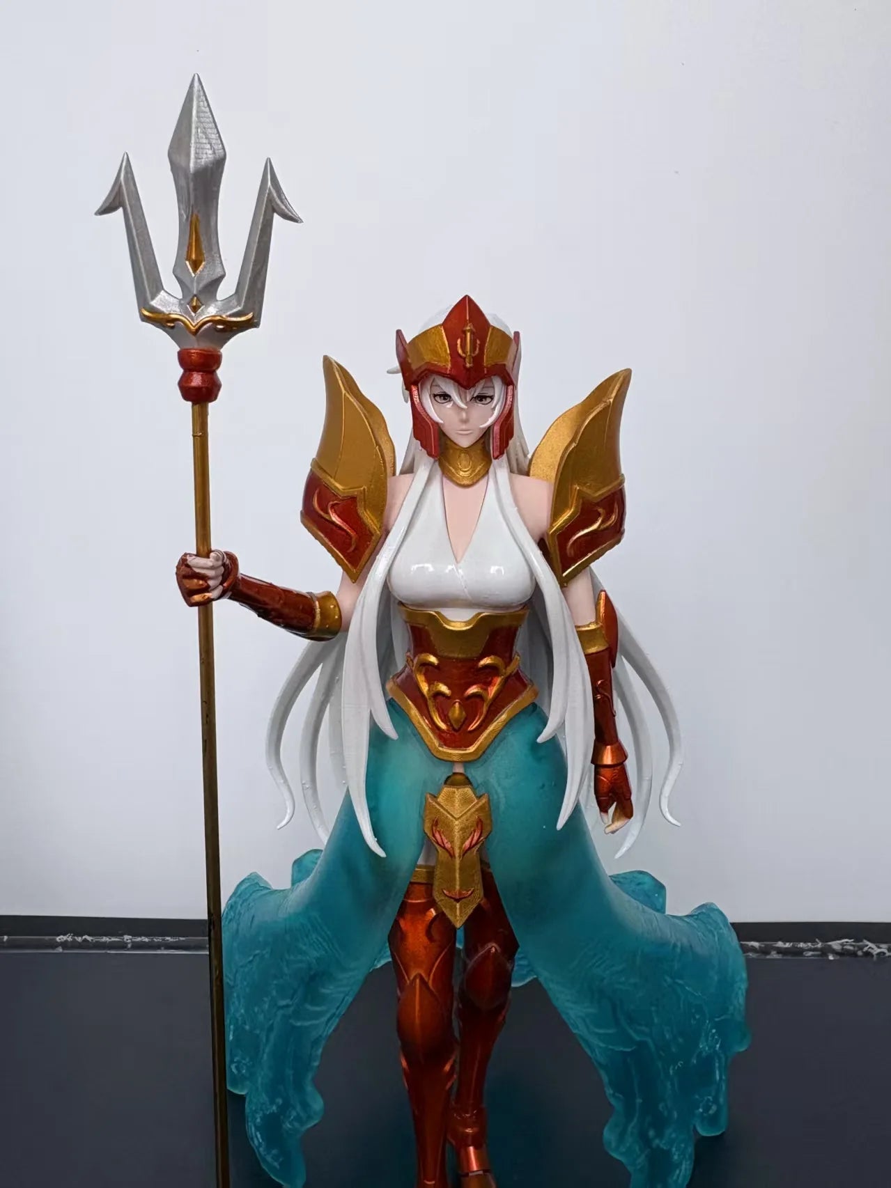 Saint Seiya THE LOST CANVAS Hades Mythology, Poseidon Seraphina Resin Statue Model Toy Decoration