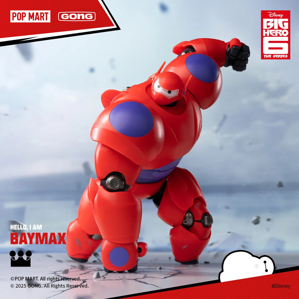 В наличност GONG Big Hero 6 Baymax сглобяем модел 18CM екшън фигурки играчки подарък колекция