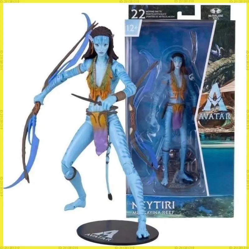 Mcfarlane Toys Avatar Jake Sully Reef Battle Neytiri Metkayina Reef 7-Inch Boxed Joint Movable Action Figure Model Toy