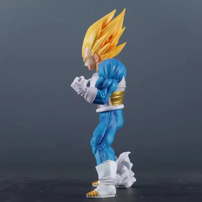 Dragon Ball Z Anime-Figur, 25 cm, Majin Practice Vegeta, PVC-Actionfigur, Sammlermodell, Spielzeug für Dekorationen und Geschenke