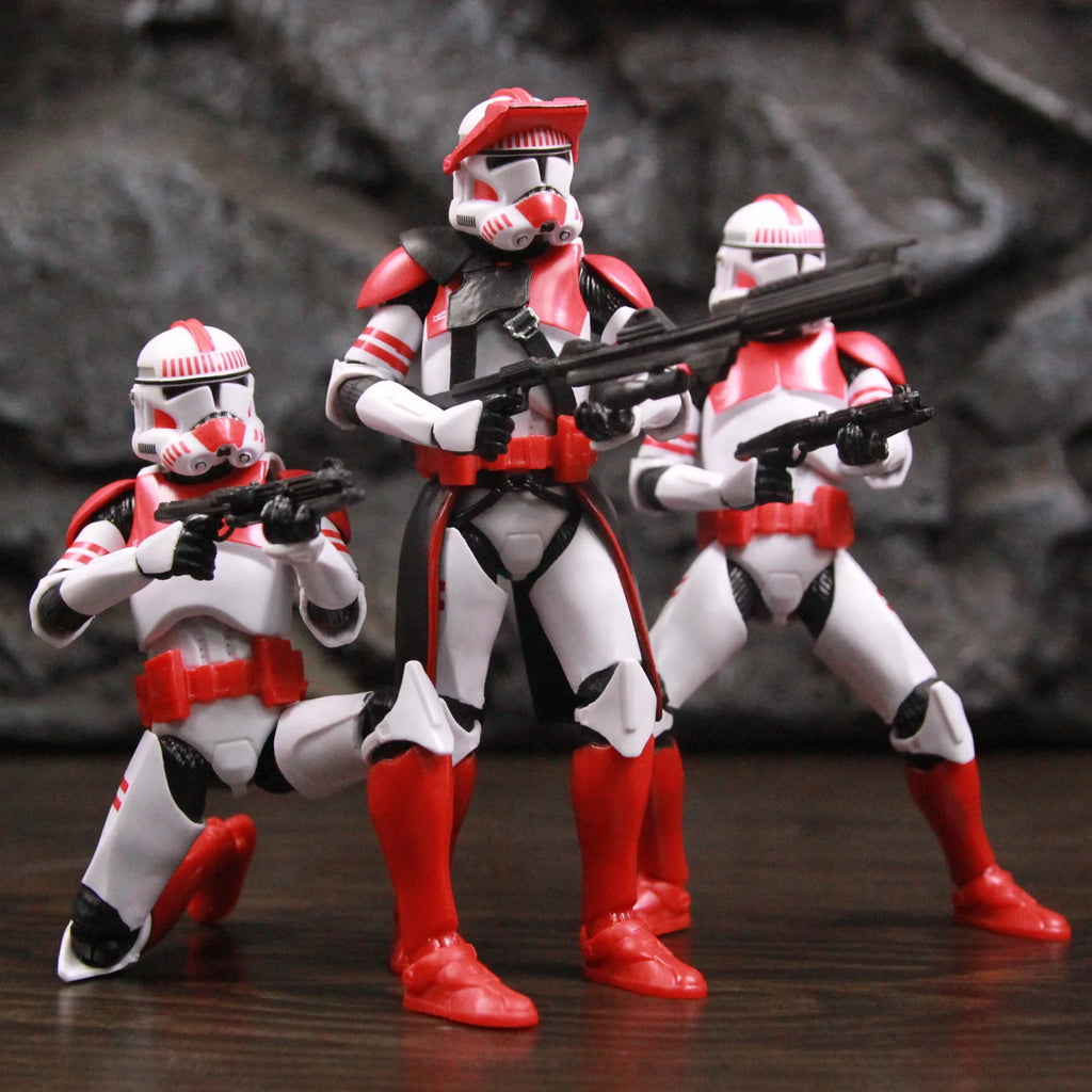 New Body - Star Wars Coruscant Guard Shock Trooper Combat Scout Squad Captain Leader 6" Action Figure The Bad Batch Clone Toys