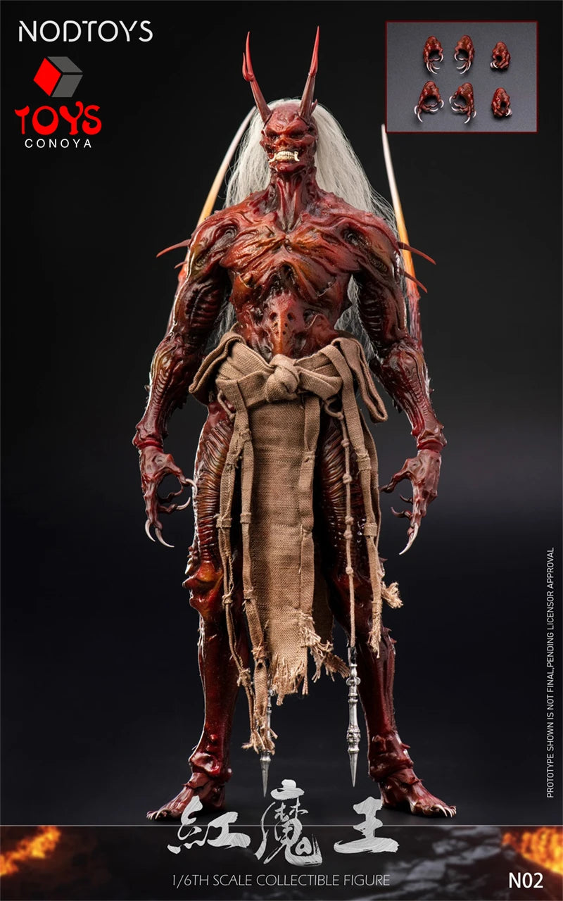【2026 Q2】NODTOYS NOD-N02 1/6 Silicone Red Demon King Action Figure 12'' Soldier Figurine Full Set Model Collectible Toy
