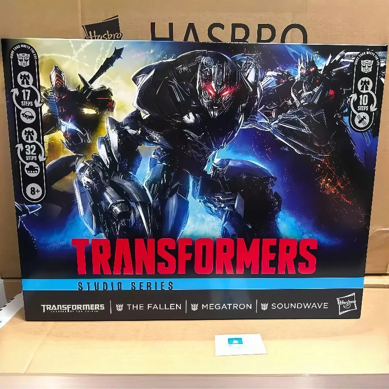 In Stock Hasbro Transformers Movie Toys Megatron Soundwave The Fallen Limited Edition Anime Action Figure Model Collect Toys