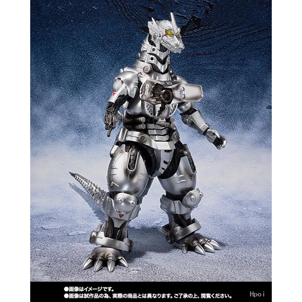 Bandai Authentic S.H.MonsterArts Godzilla vs Mechagodzilla 3 MFS-3 Kiryu Shinagawa Final Battle Version – Perfect Gift for Kids