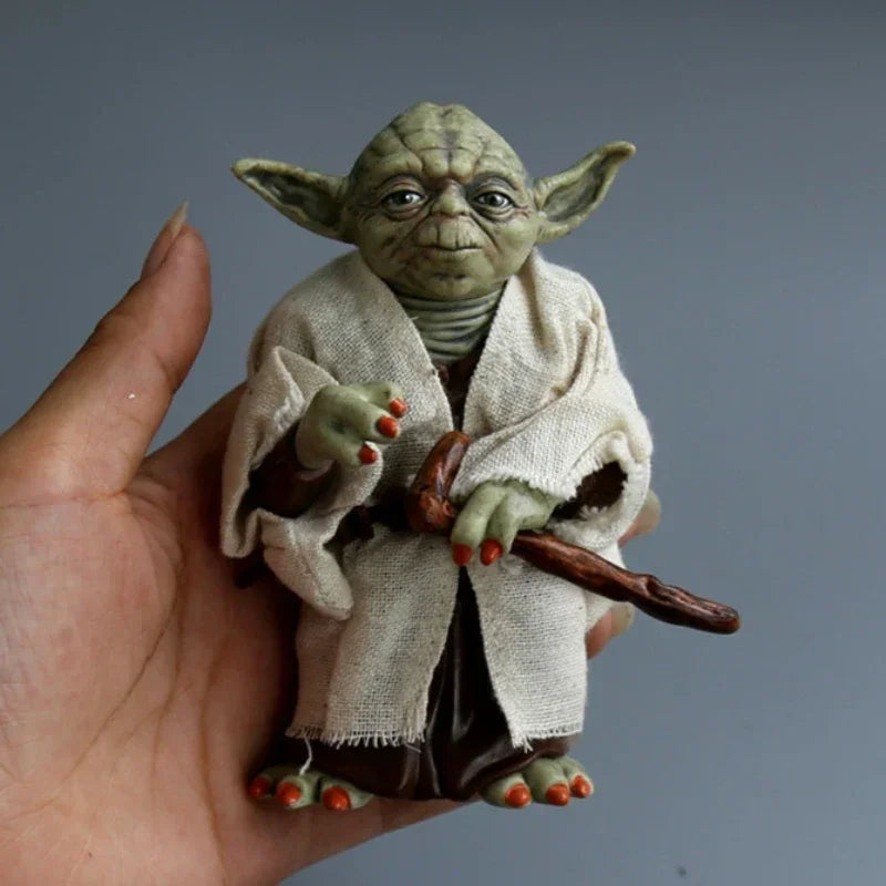 Stars Wars Movies Series Character Scale Model Grand Master Yoda Action Figure Model Desktop Ornament Doll Toys Birthday Gifts