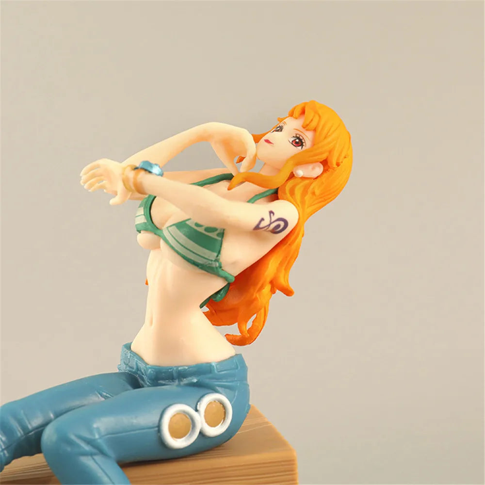 17 см Аниме Едно парче Секси Нами PVC екшън фигурка Статуя Grandline Journey Series Фигурки Модел играчки Детски подаръци
