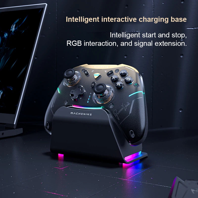 Machenike Gamepads G5 Pro V2 Controller Three-Mode Game Collection Edition Hot Swap Hall Rocker Bluetooth Trigger Vibration Gift