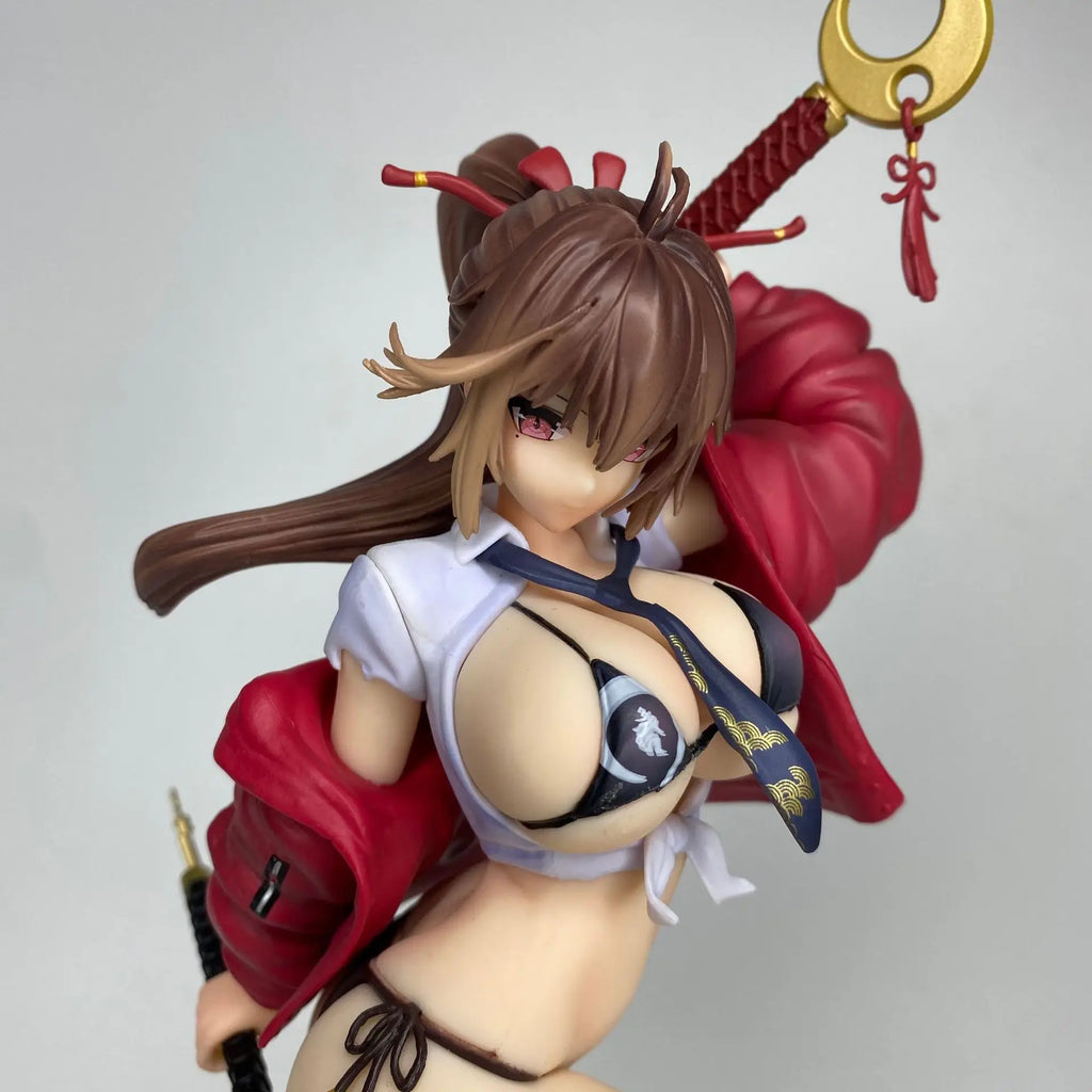 Anime Periphery 30cm Higi Nitouryuu Kagenui Mai Figure Sexy Beautiful Girl Special Edition Collection Model Decoratin Toys GIfts