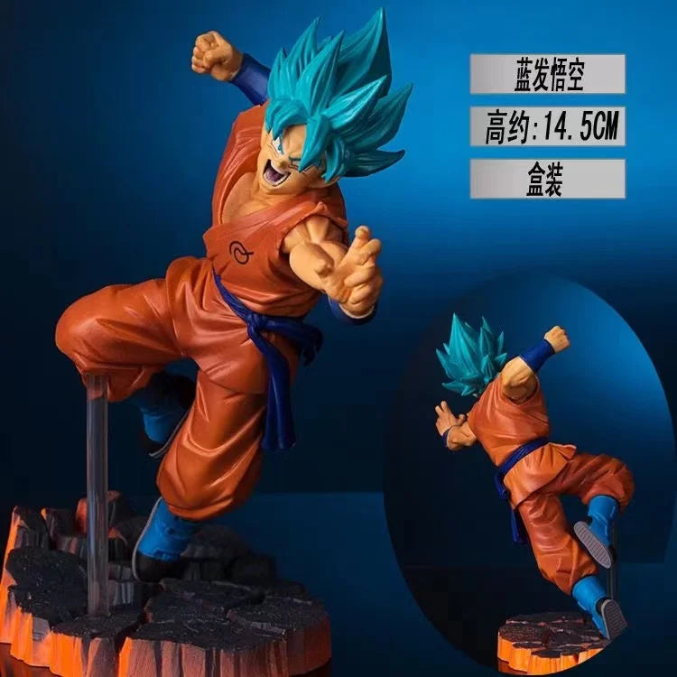 15cm Anime Dragon Ball Super saiyan Goku PVC Action Figure Collectible Model doll toy