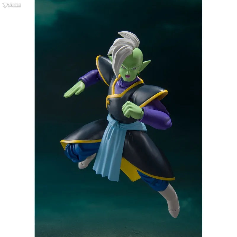 BANDAI Genuine S. H. Figuarts Series Movable Toys Dragon Ball Series Zamas，Super Saiyan Beijit，Capsule Motorcycle Model Movable