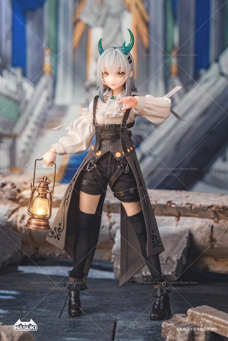 1/12 Scale Medieval European Style Knight Miss Gloria 6-inch Full Set Action Figure Soldier Height About 15.5CM HASUKI PA008