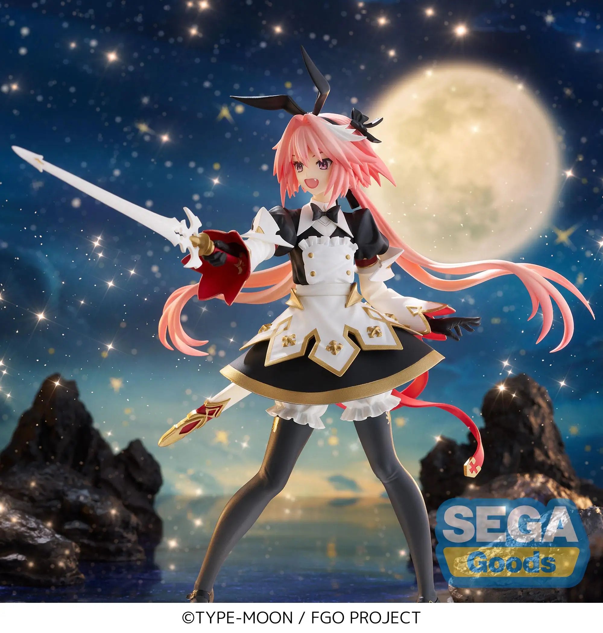 Auf Lager: Original SEGA Fate/Apocrypha FGO Astolfo PVC-Anime-Figuren, Actionfiguren, Modellspielzeug, Weihnachtsgeschenke