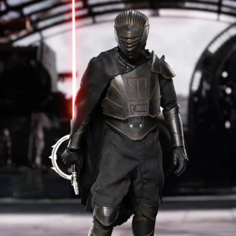 Genuine HotToys Marrok 1/6 Scale Collectible Action Figure TMS117 Ahsoka Series Inquisitor Armor Red Lightsaber Model Toy Gift